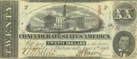 Gallery image for Confederate States of America p61a: 20 Dollars